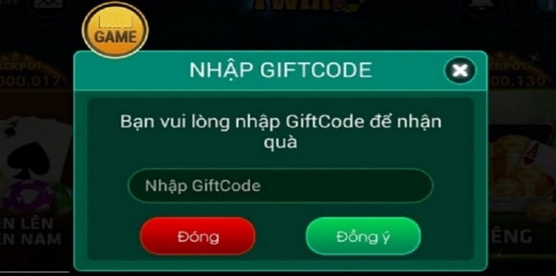 Người chơi sẽ nhận được tiền cược các mã giftcode giá trị